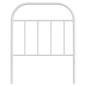 vidaXL Cabecero de metal blanco 75 cm vidaXL Cabecero de metal blanco 75 cm