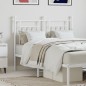 vidaXL Cabecero de metal blanco 120 cm vidaXL Cabecero de metal blanco 120 cm