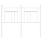 vidaXL Cabecero de metal blanco 120 cm vidaXL Cabecero de metal blanco 120 cm