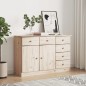 vidaXL Aparador ALTA madera maciza de pino 112x35x73 cm vidaXL Aparador ALTA madera maciza de pino 112x35x73 cm