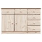 vidaXL Aparador ALTA madera maciza de pino 112x35x73 cm vidaXL Aparador ALTA madera maciza de pino 112x35x73 cm