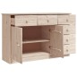 vidaXL Aparador ALTA madera maciza de pino 112x35x73 cm vidaXL Aparador ALTA madera maciza de pino 112x35x73 cm