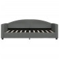 vidaXL Sofá cama tela gris oscuro 90x190 cm