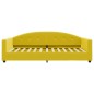 vidaXL Sofá cama terciopelo amarillo 100x200 cm vidaXL Sofá cama terciopelo amarillo 100x200 cm