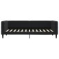 vidaXL Sofá cama terciopelo negro 90x200 cm vidaXL Sofá cama terciopelo negro 90x200 cm