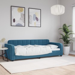 vidaXL Sofá cama terciopelo azul 80x200 cm