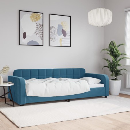 vidaXL Sofá cama terciopelo azul 80x200 cm