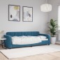 vidaXL Sofá cama terciopelo azul 80x200 cm