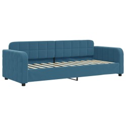vidaXL Sofá cama terciopelo azul 80x200 cm