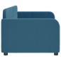 vidaXL Sofá cama terciopelo azul 80x200 cm