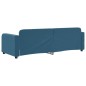 vidaXL Sofá cama terciopelo azul 80x200 cm