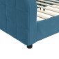 vidaXL Sofá cama terciopelo azul 80x200 cm