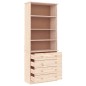 vidaXL Librería con cajones ALTA madera maciza de pino 77x35x186,5 cm vidaXL Librería con cajones ALTA madera maciza de pino 77x35x186,5 cm