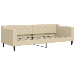 vidaXL Sofá cama tela color crema 80x200 cm