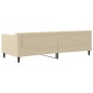 vidaXL Sofá cama tela color crema 80x200 cm vidaXL Sofá cama tela color crema 80x200 cm
