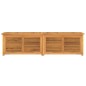 vidaXL Caja de almacenaje de jardín con bolsa teca maciza 200x50x53 cm vidaXL Caja de almacenaje de jardín con bolsa teca maciza 200x50x53 cm