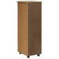 vidaXL Cajonera con ruedas MOSS madera maciza pino marrón miel vidaXL Cajonera con ruedas MOSS madera maciza pino marrón miel
