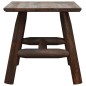 vidaXL Mesa auxiliar madera maciza abeto 49x49x50 cm vidaXL Mesa auxiliar madera maciza abeto 49x49x50 cm