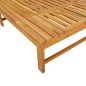 vidaXL Tumbona con cojín blanco crema y almohada madera maciza acacia vidaXL Tumbona con cojín blanco crema y almohada madera maciza acacia