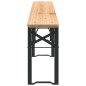 vidaXL Mesa y bancos plegables de bar 3 piezas madera maciza de abeto vidaXL Mesa y bancos plegables de bar 3 piezas madera maciza de abeto