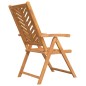 vidaXL Sillas de jardín reclinables 3 uds madera maciza acacia vidaXL Sillas de jardín reclinables 3 uds madera maciza acacia