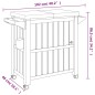 vidaXL Carrito de servicio 3 en 1 polipropileno negro vidaXL Carrito de servicio 3 en 1 polipropileno negro