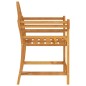 vidaXL Silla de jardín madera maciza de teca 88x60x92 cm vidaXL Silla de jardín madera maciza de teca 88x60x92 cm