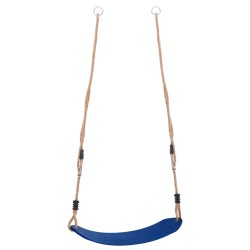 vidaXL Columpio de asiento para niños azul