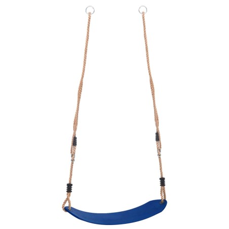 vidaXL Columpio de asiento para niños azul