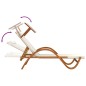 vidaXL Tumbona con dosel textileno blanco y madera maciza de álamo vidaXL Tumbona con dosel textileno blanco y madera maciza de álamo