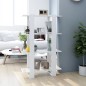 vidaXL Estantería/divisor de espacios blanco brillante 80x30x123,5 cm vidaXL Estantería/divisor de espacios blanco brillante 80x30x123,5 cm
