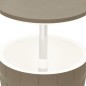 vidaXL Mesa nevera 3 en 1 polipropileno marrón claro vidaXL Mesa nevera 3 en 1 polipropileno marrón claro