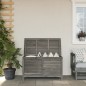 vidaXL Arcón de jardín madera maciza abeto 99x49,5x58,5 cm vidaXL Arcón de jardín madera maciza abeto 99x49,5x58,5 cm
