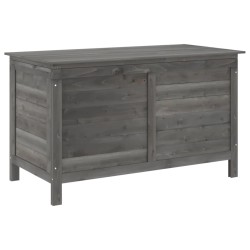 vidaXL Arcón de jardín madera maciza abeto 99x49,5x58,5 cm