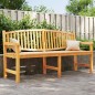 vidaXL Banco de jardín madera maciza de teca 179,5x60x90 cm vidaXL Banco de jardín madera maciza de teca 179,5x60x90 cm