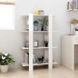 vidaXL Estantería/divisor de espacios blanco brillante 80x30x123,5 cm vidaXL Estantería/divisor de espacios blanco brillante 80x30x123,5 cm
