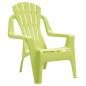 vidaXL Sillas de jardín niños 2 uds aspecto madera PP verde 37x34x44cm vidaXL Sillas de jardín niños 2 uds aspecto madera PP verde 37x34x44cm