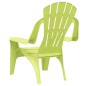 vidaXL Sillas de jardín niños 2 uds aspecto madera PP verde 37x34x44cm vidaXL Sillas de jardín niños 2 uds aspecto madera PP verde 37x34x44cm