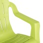 vidaXL Sillas de jardín niños 2 uds aspecto madera PP verde 37x34x44cm vidaXL Sillas de jardín niños 2 uds aspecto madera PP verde 37x34x44cm