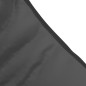 vidaXL Tumbona plegable tela gris antracita