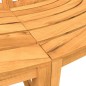 vidaXL Banco de árbol semicircular madera maciza de teca Ø160 cm vidaXL Banco de árbol semicircular madera maciza de teca Ø160 cm