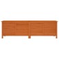 vidaXL Arcón de jardín madera maciza abeto marrón 198,5x50x56,5 cm vidaXL Arcón de jardín madera maciza abeto marrón 198,5x50x56,5 cm
