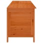 vidaXL Arcón de jardín madera maciza abeto marrón 198,5x50x56,5 cm vidaXL Arcón de jardín madera maciza abeto marrón 198,5x50x56,5 cm