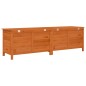 vidaXL Arcón de jardín madera maciza abeto marrón 198,5x50x56,5 cm vidaXL Arcón de jardín madera maciza abeto marrón 198,5x50x56,5 cm