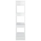 vidaXL Estantería/divisor de espacios blanco brillante 80x30x123,5 cm vidaXL Estantería/divisor de espacios blanco brillante 80x30x123,5 cm