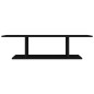 vidaXL Mueble de TV de pared negro 103x30x26,5 cm vidaXL Mueble de TV de pared negro 103x30x26,5 cm