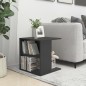 vidaXL Mesa auxiliar de madera contrachapada gris 45x45x48 cm vidaXL Mesa auxiliar de madera contrachapada gris 45x45x48 cm