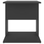 vidaXL Mesa auxiliar de madera contrachapada gris 45x45x48 cm vidaXL Mesa auxiliar de madera contrachapada gris 45x45x48 cm