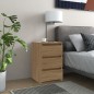 vidaXL Mesitas de noche 2 uds contrachapada roble Sonoma 40x35x62,5cm vidaXL Mesitas de noche 2 uds contrachapada roble Sonoma 40x35x62,5cm