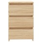 vidaXL Mesitas de noche 2 uds contrachapada roble Sonoma 40x35x62,5cm vidaXL Mesitas de noche 2 uds contrachapada roble Sonoma 40x35x62,5cm